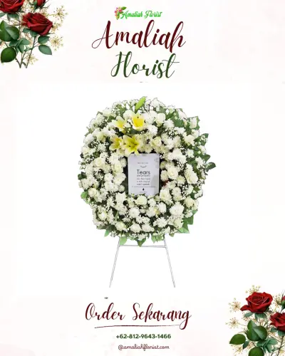 Krans Bunga Duka Cita di Tuntang