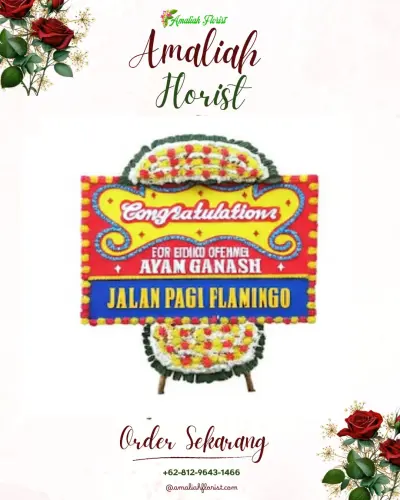 Bunga Papan Congratulation di Tuntang